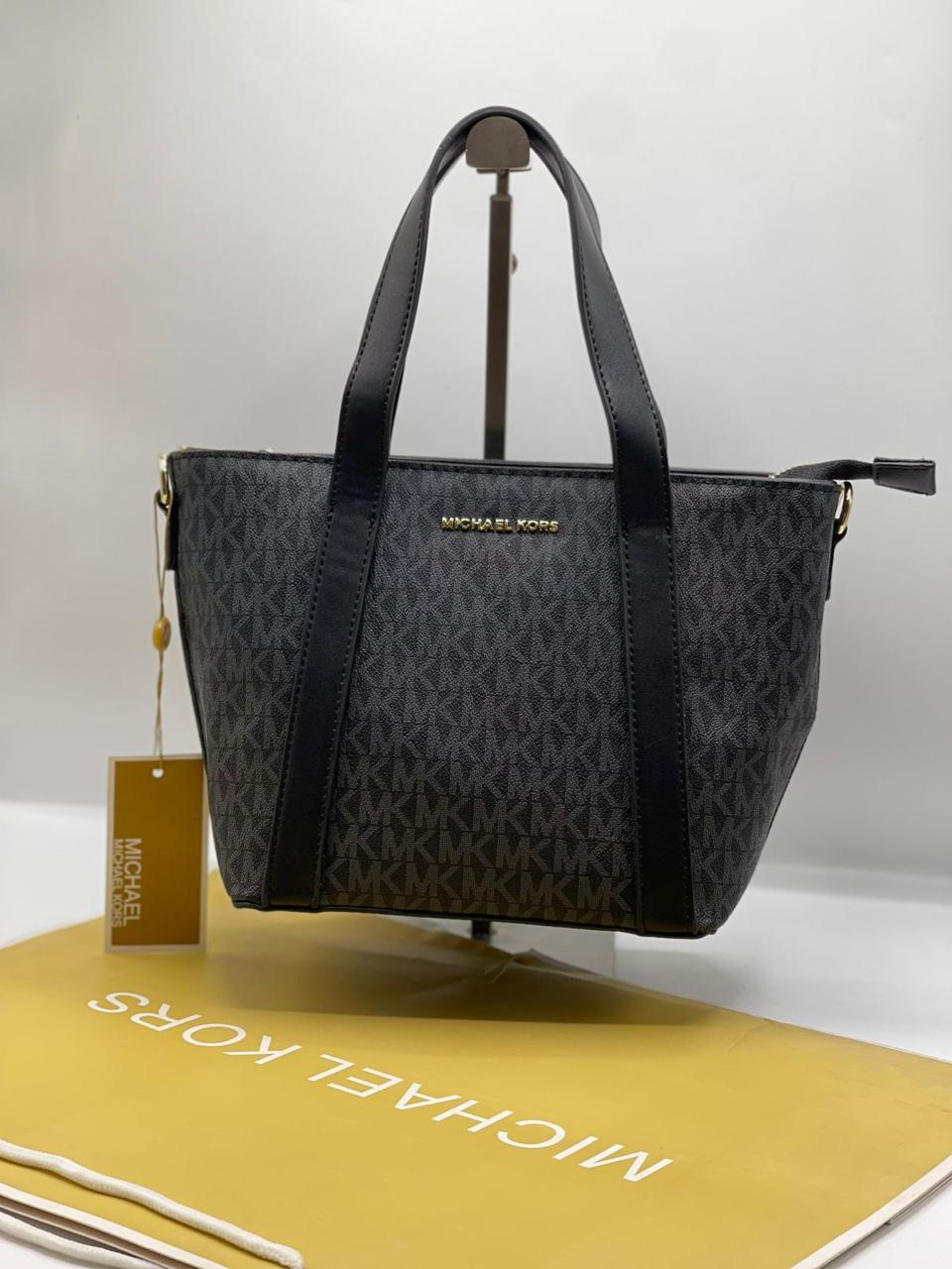 Mk Pratt Small Signature Logo Tote Bag