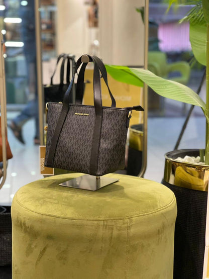 Mk Pratt Small Signature Logo Tote Bag
