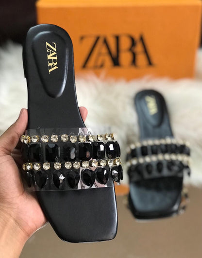 Zara Stone Sandals
