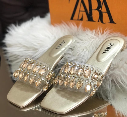 Zara Stone Sandals