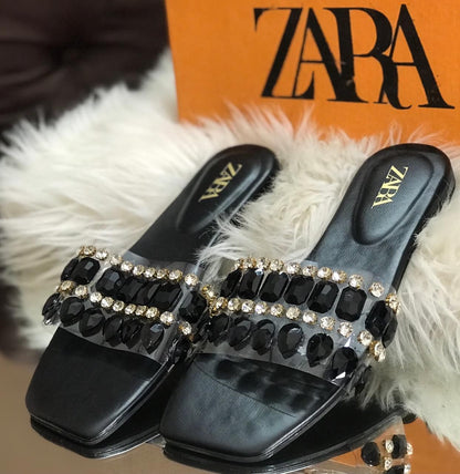 Zara Stone Sandals