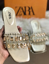 Zara Stone Sandals
