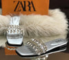 Zara Stone Sandals