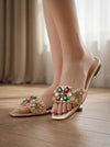 Zara Stone Sandals