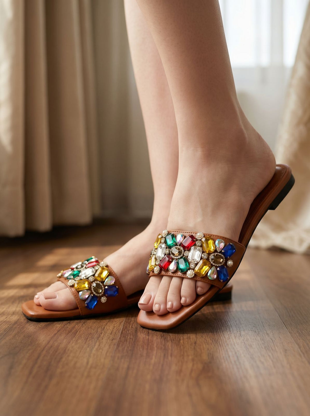 Zara Stone Sandals