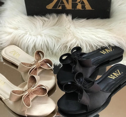 Zara Bow Slides