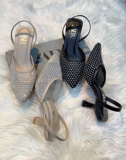 Zara Slingback Heels