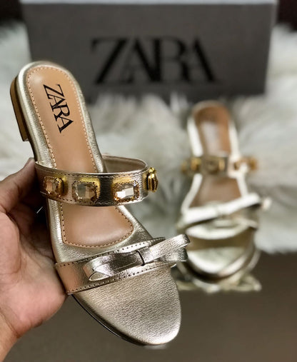 Zara Stud Slippers