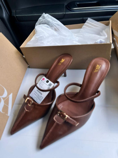 Zara Slingback Heels