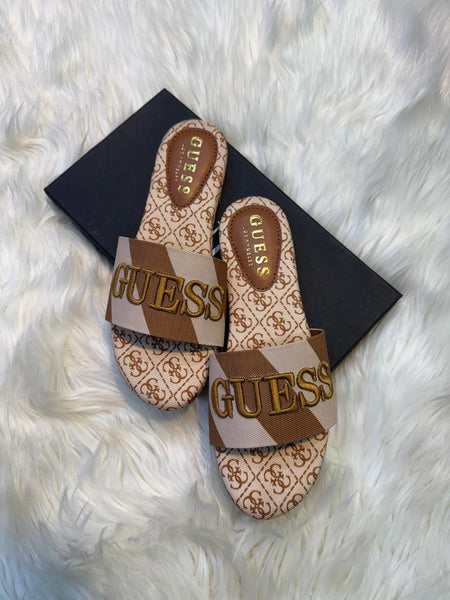 Guess Embroidered Flats