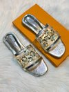 Aquazurra Floral Flats