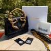 Roberto Cavalli Borsa Bordeaux Con Serpenti Bag