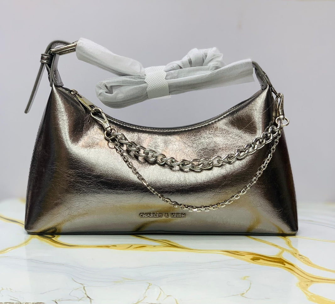 Charles & Keith Patent Shoulder Bag