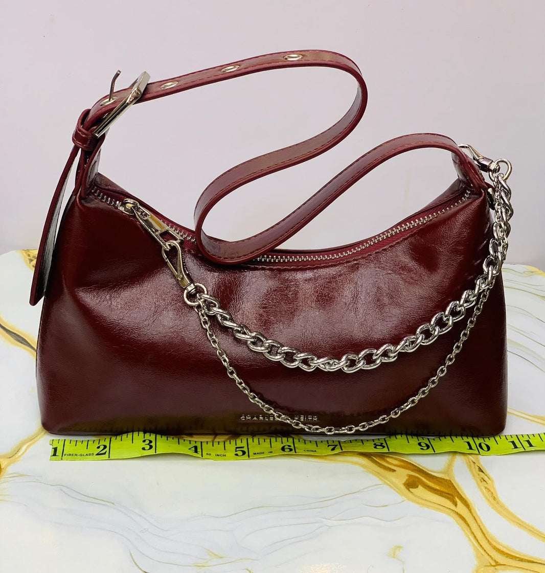 Charles & Keith Patent Shoulder Bag