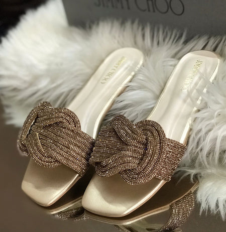 Jc Swarovski Slides