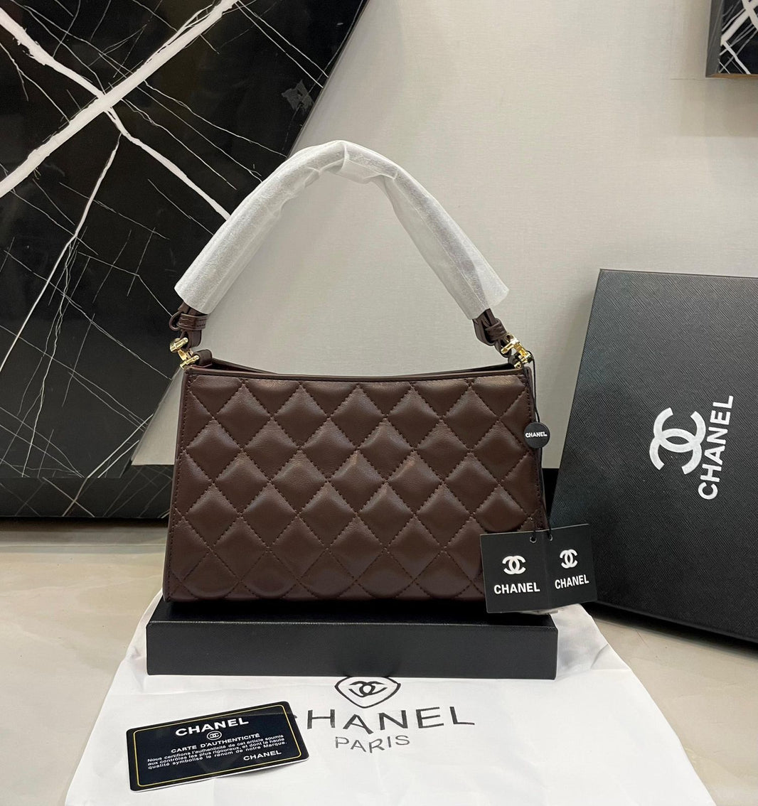 Cc Quilted Handbag