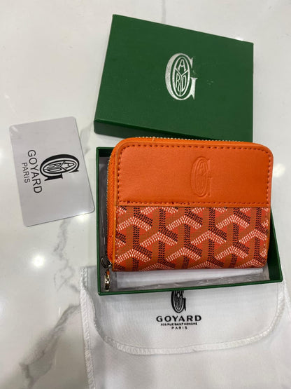 Goyard Unisex Zipper Wallet