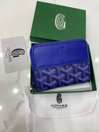 Goyard Unisex Zipper Wallet