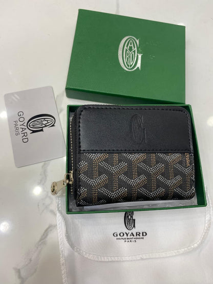 Goyard Unisex Zipper Wallet