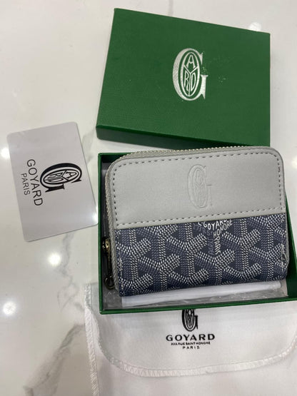 Goyard Unisex Zipper Wallet