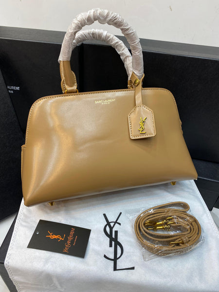 Ysl Sac de jour Leather Bowling Bag