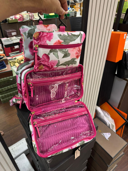 The Victoria Bridal Jetsetter Hanging Cosmetic Case Floral