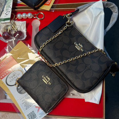Coach Shoulder Bag with Wallet