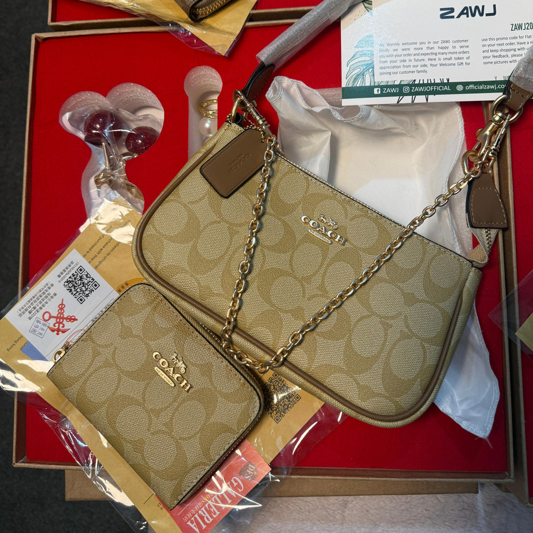 Coach Shoulder Bag with Wallet