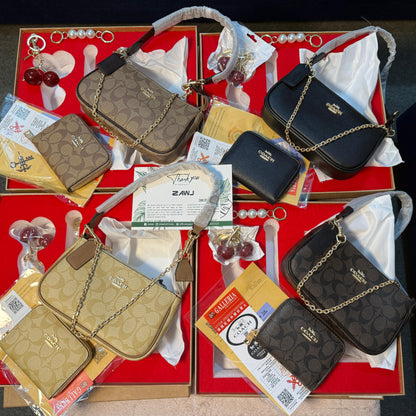 Coach Shoulder Bag with Wallet