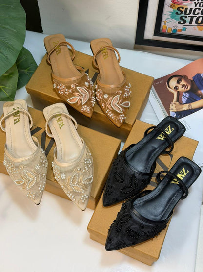 Zara Slide On Pumps