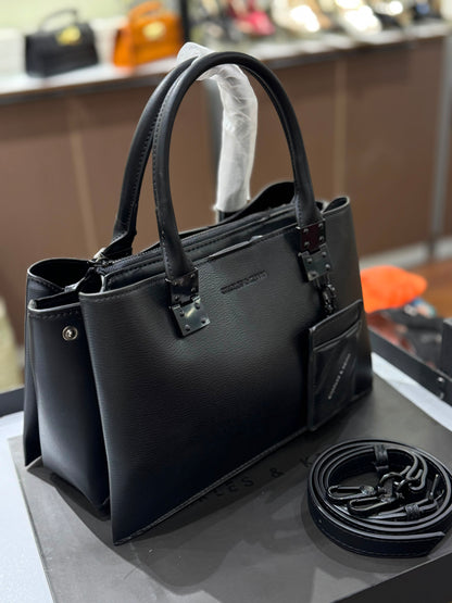 Charles & Keith Cameron Double Top Handle Bag