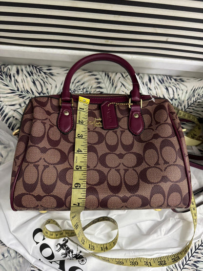 Coach Rowan Satchel Bag In Signature Canvas - Official Model