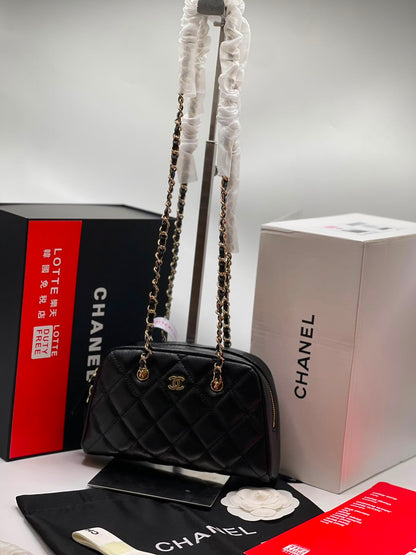 Chanel Small Bowling Black