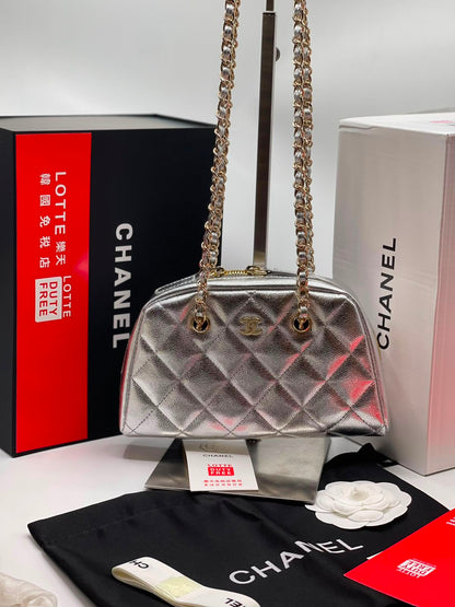 Chanel Small Bowling Black