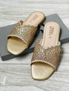 Zara Embroidered Knit Sandals