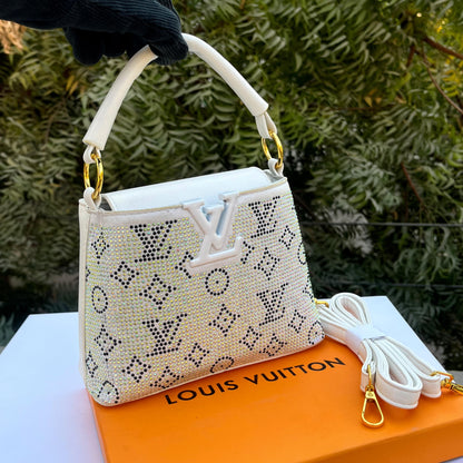 Lv Top Handle Sequence Bag
