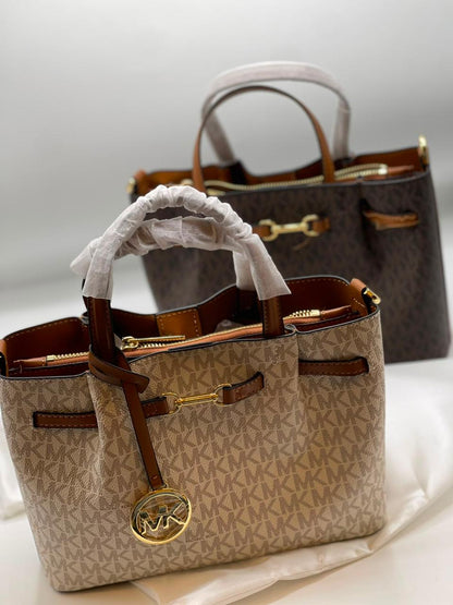 Mk Carson Small Signature Satchel Bag