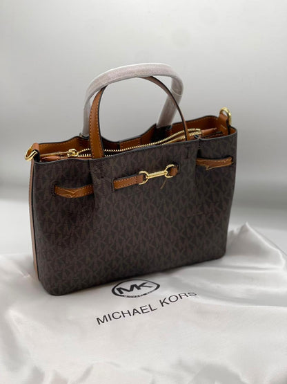 Mk Carson Small Signature Satchel Bag