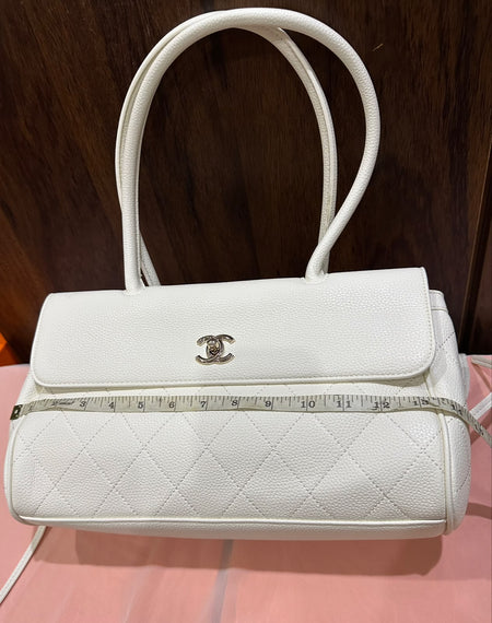 Cc Top Handle Quilted Bag