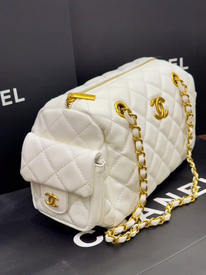 Chanel Preppy Coco Bowling Bag