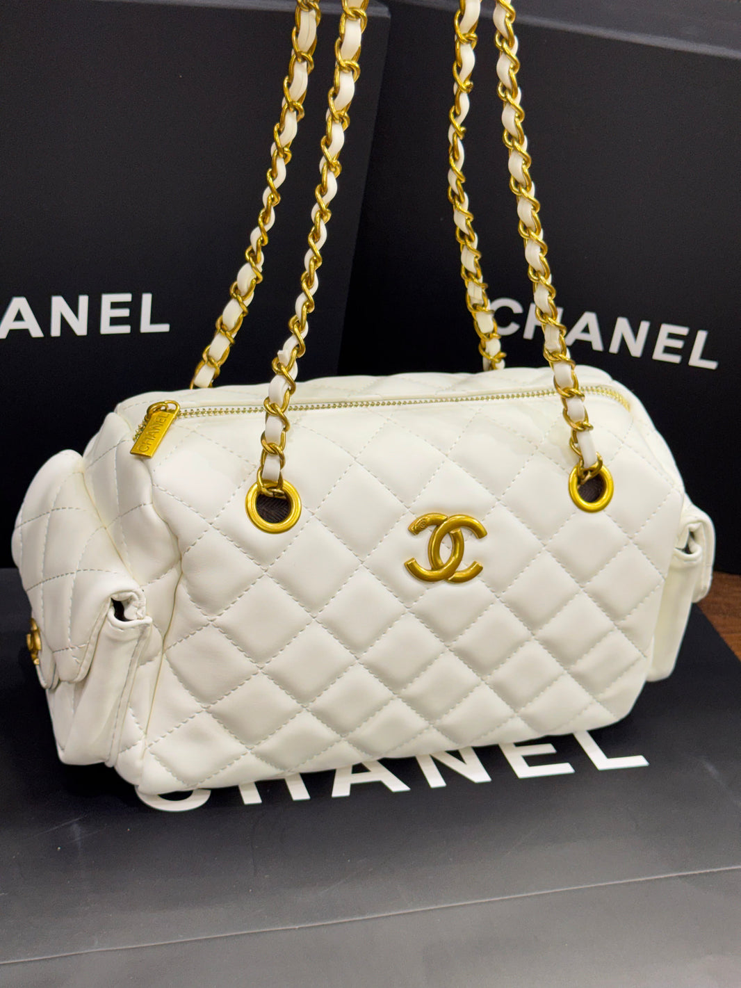 Chanel Preppy Coco Bowling Bag