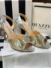 Aquazurra Zaura Sling Back Embellished Heels