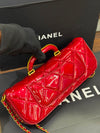 Chanel 2025 Large Patent Top Handle Bag
