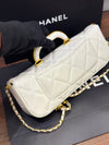 Chanel 2025 Large Patent Top Handle Bag