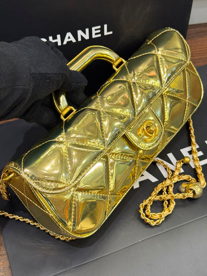 Chanel 2025 Large Patent Top Handle Bag