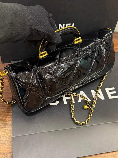 Chanel 2025 Large Patent Top Handle Bag