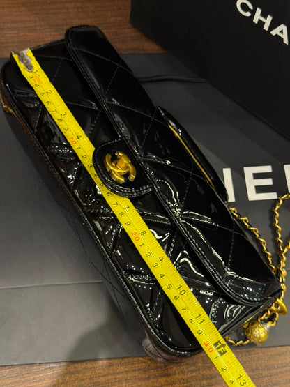 Chanel 2025 Large Patent Top Handle Bag