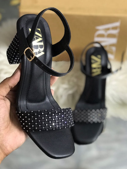 Zara Veinna Block Heels