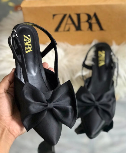 Zara Satin Heels