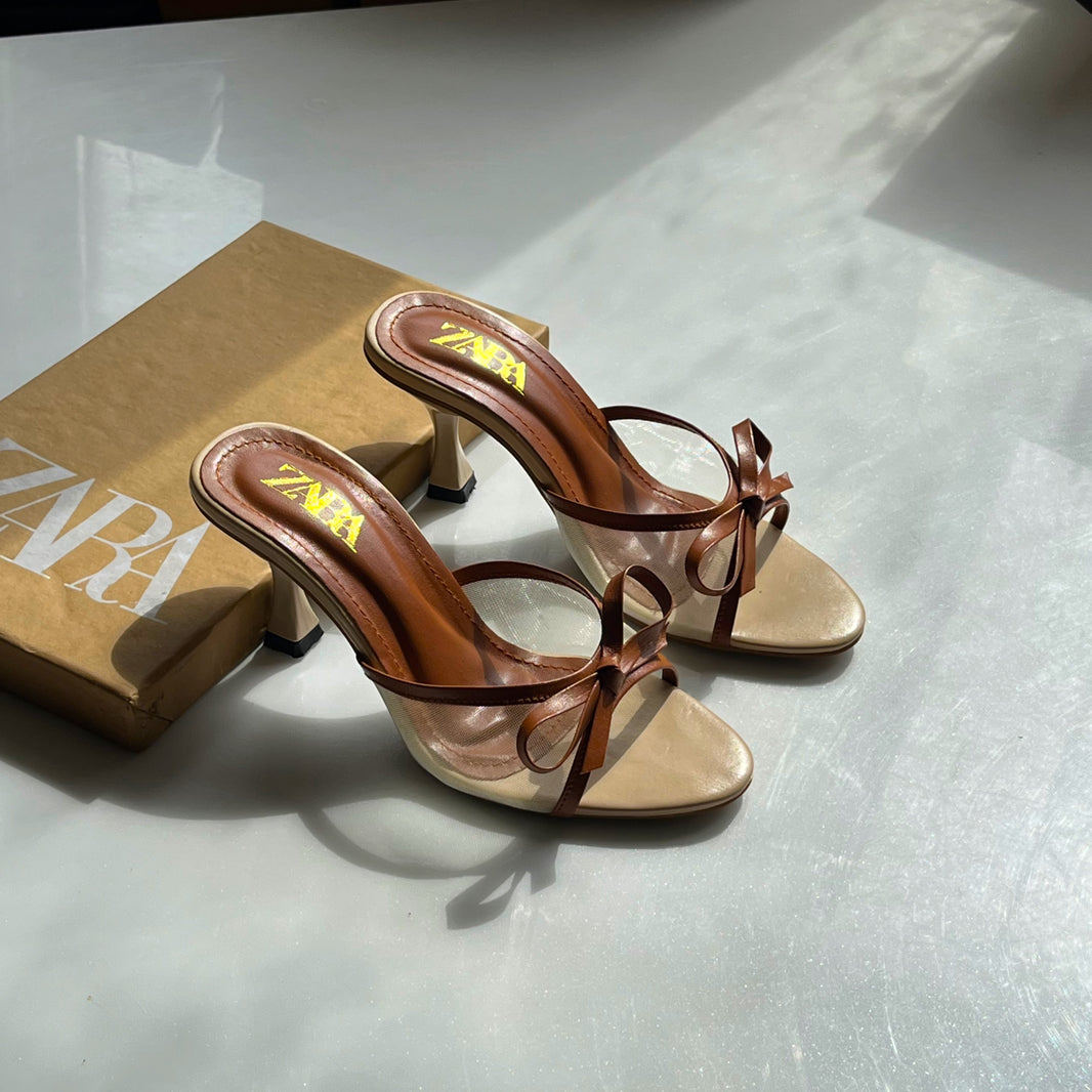 Zara Bow Classic Heels